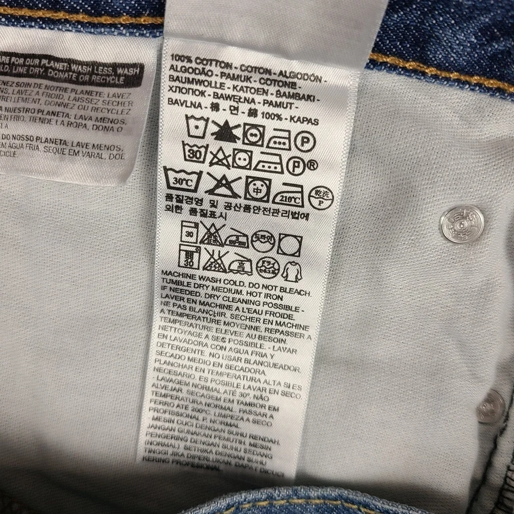 Levi's 505 Jean Shorts Mens 42‎ Blue 10